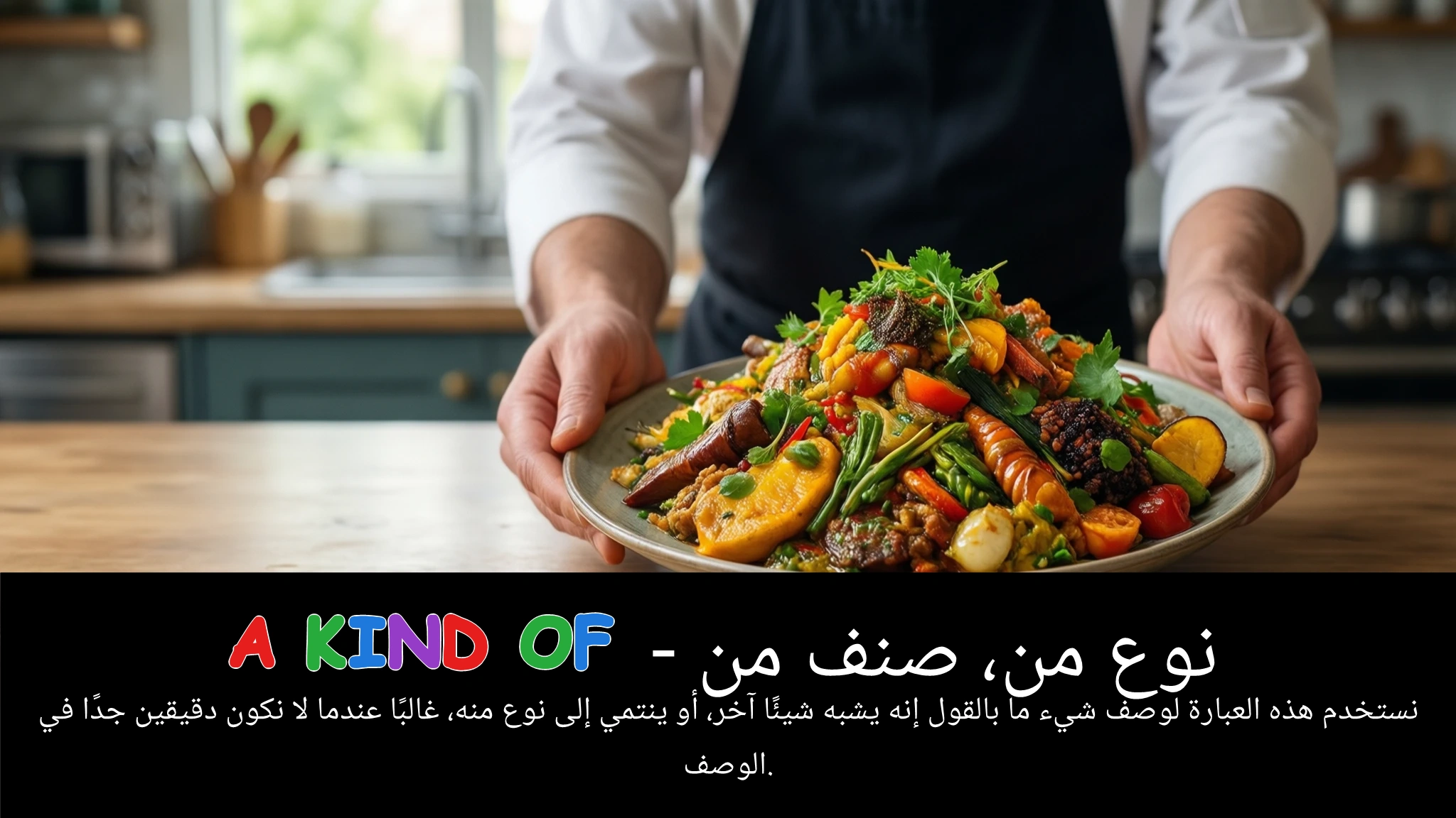 Arabic Illustration for a kind of